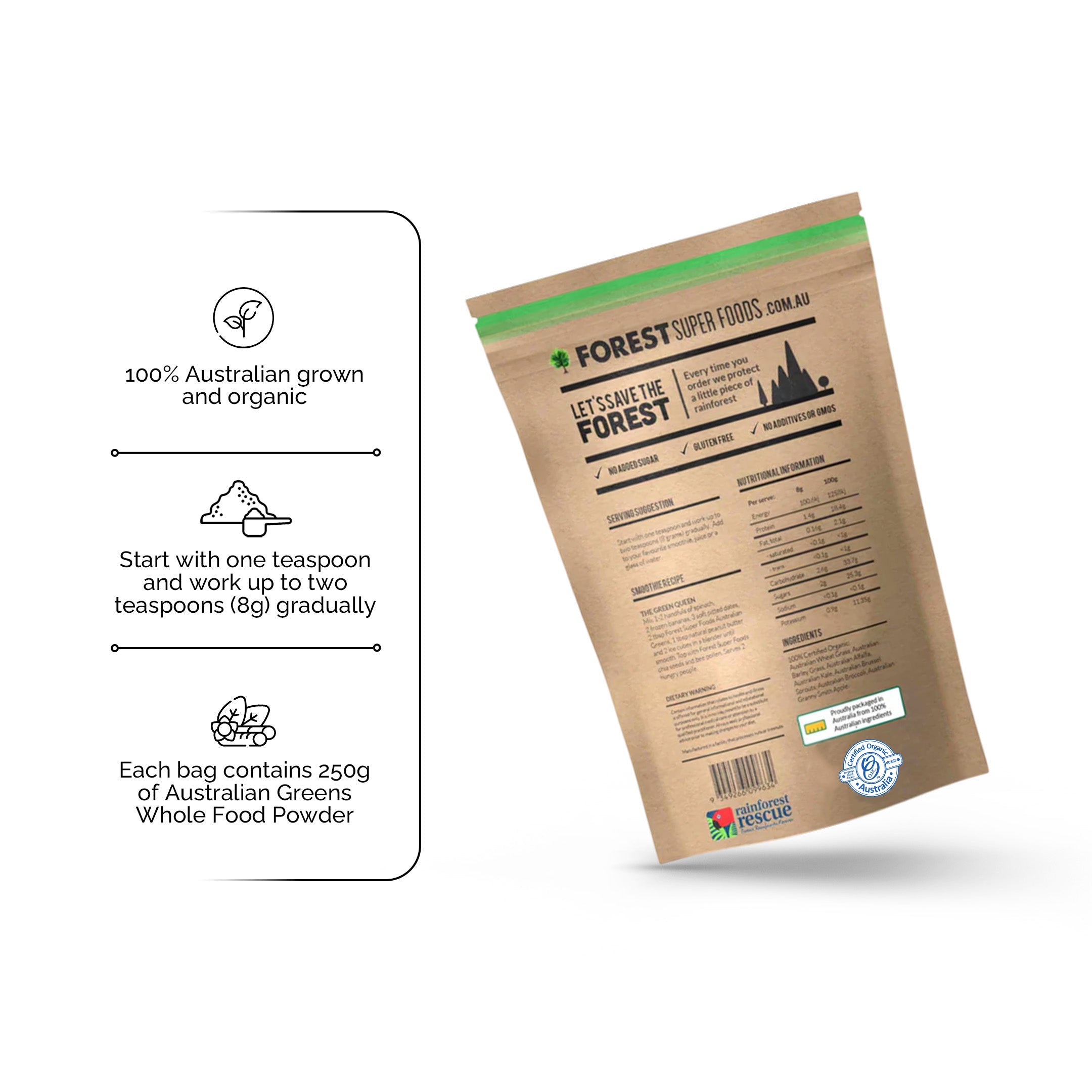 Australian Greens Whole Food Powder