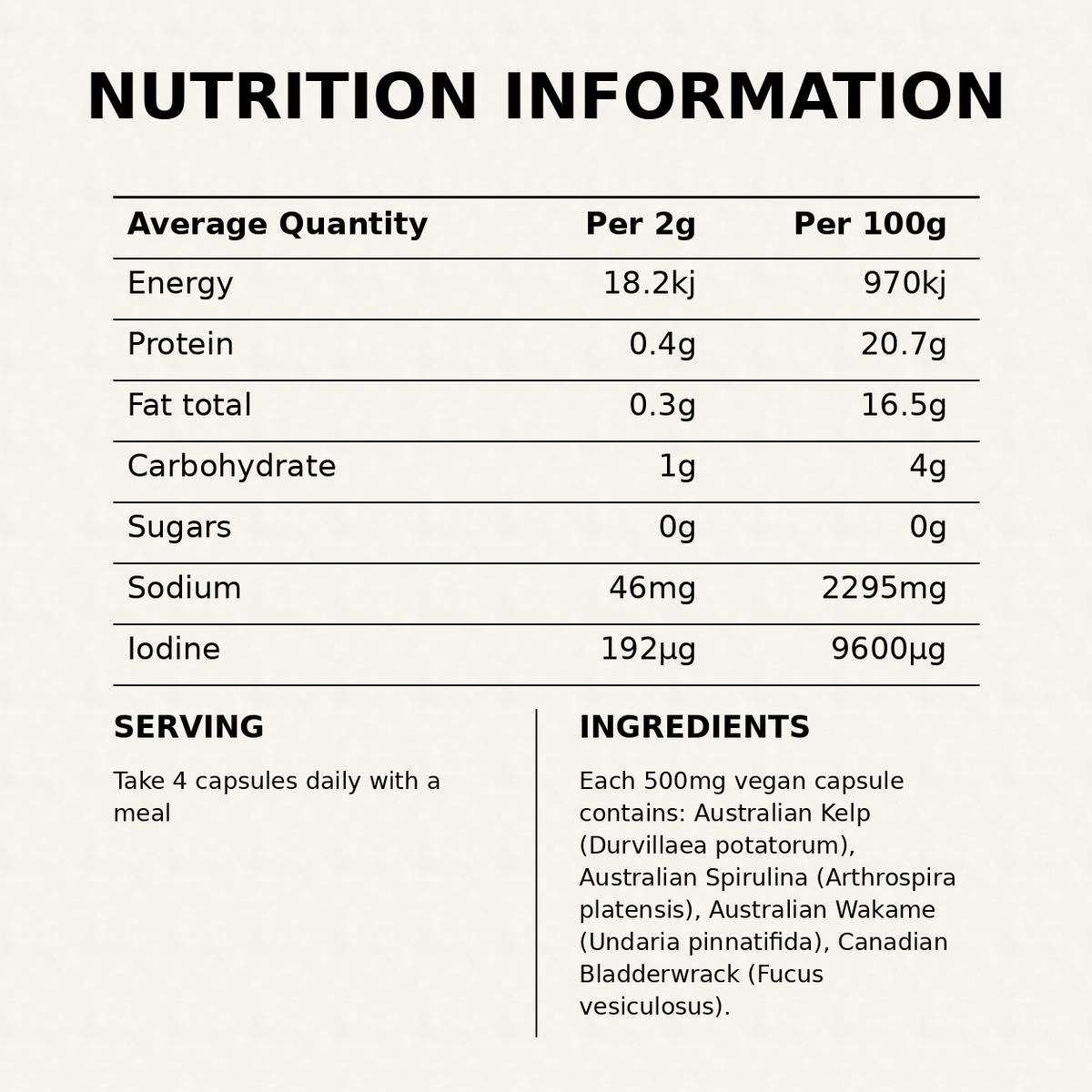Vitamin Sea Capsules