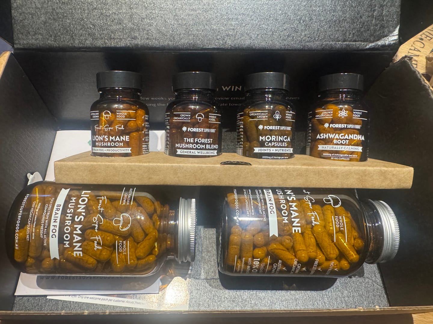 Forest Super Foods Lions Mane and Functional Mushroom Range